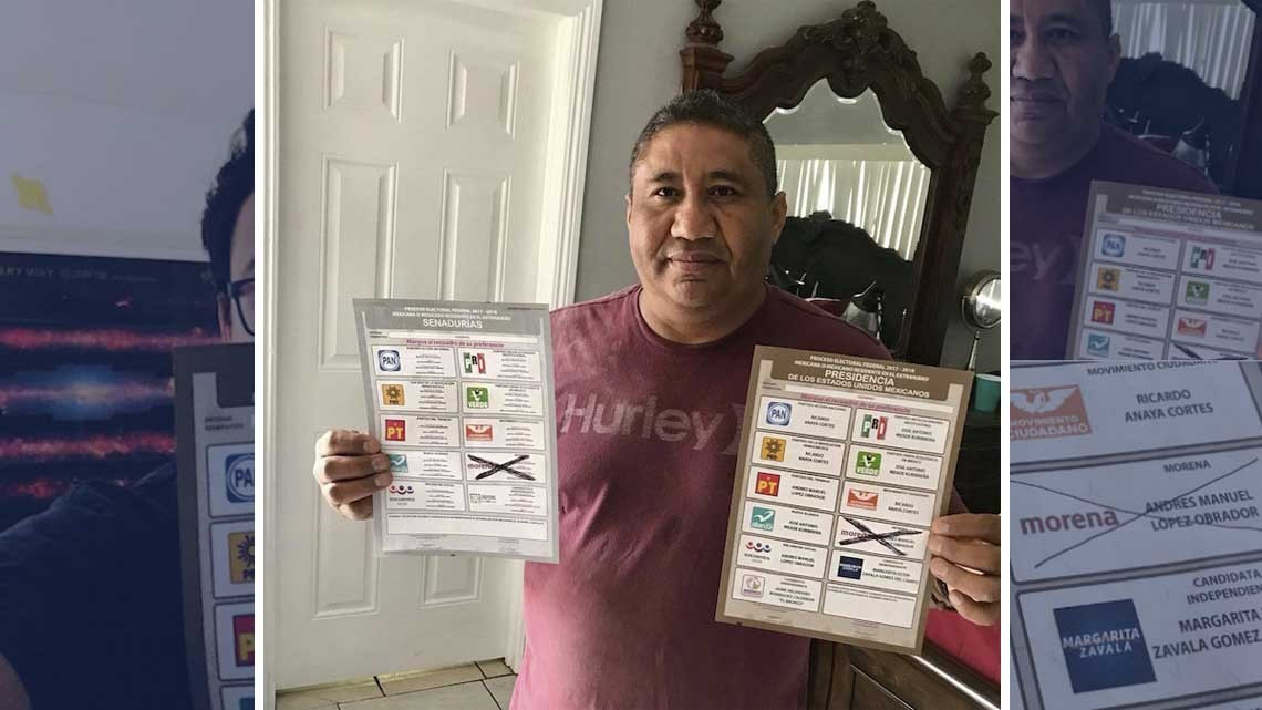 Mexicanos residentes en el extranjero muestras apoyo a AMLO