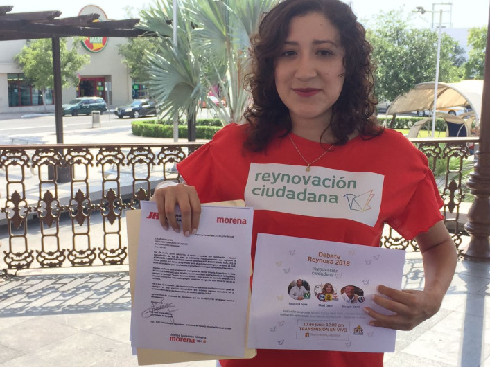 Promueve Reynovación Ciudadana debate entre candidatos a la alcaldía