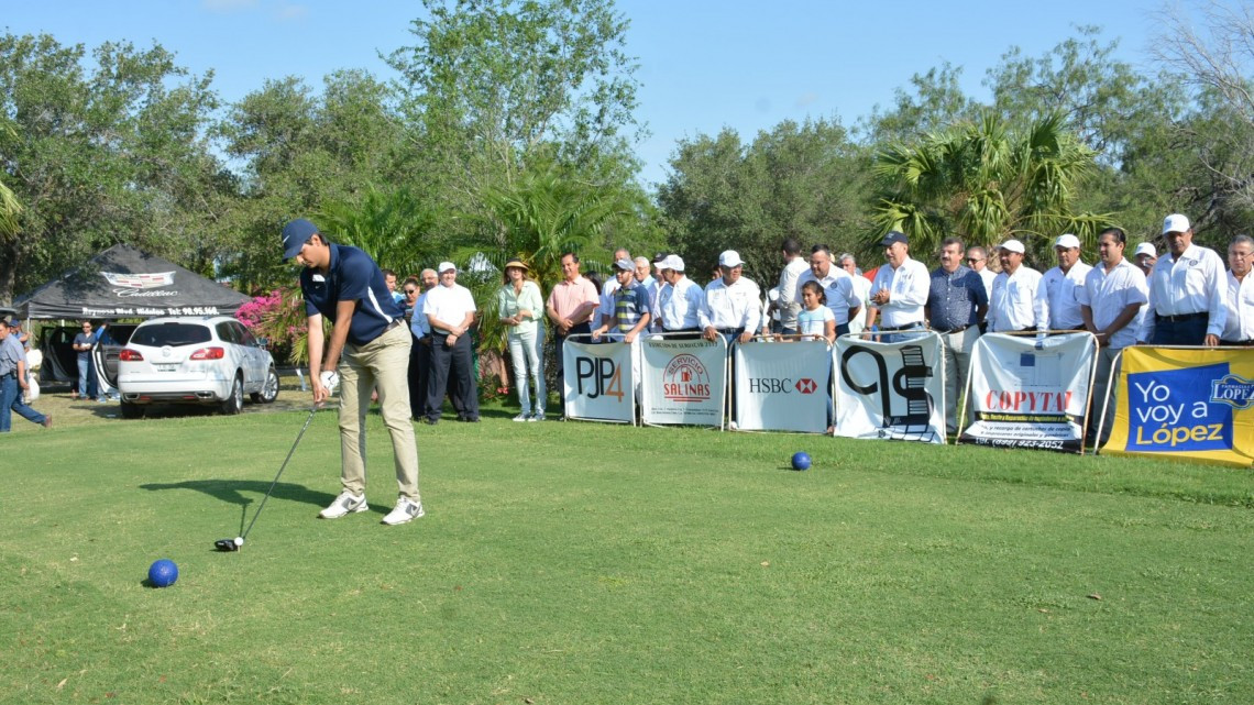 Maki Ortiz inaugura XXV Torneo de Golf de la Amistad Rotaria