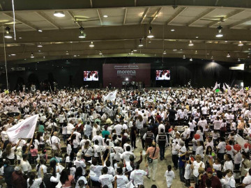 Da Yeidckol Polevnsky respaldo a candidatos de Morena en Matamoros 