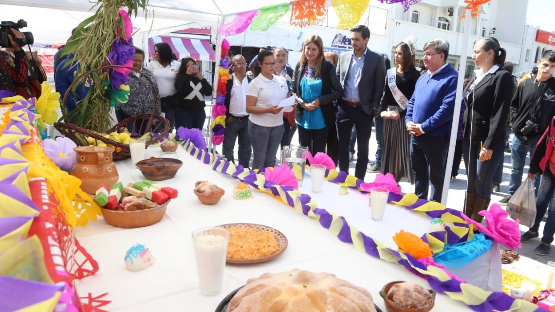 Inaugura Maki festividad tradicional 'Celebremos el Día de Muertos'