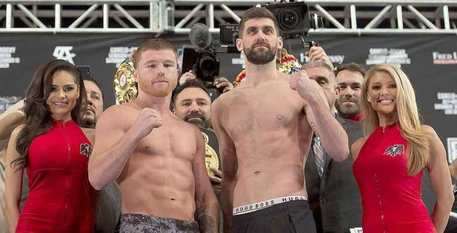 “Canelo” Álvarez y Rocky Fielding cumplen en la báscula