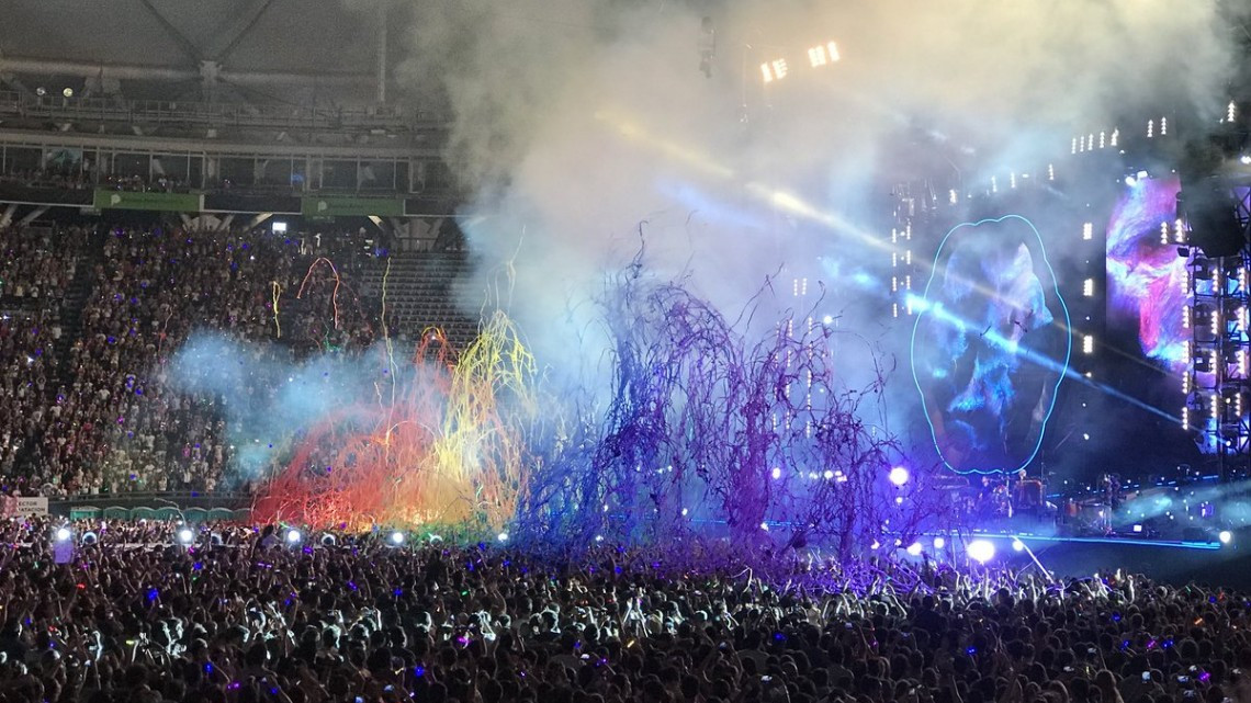 Coldplay toca "De Música Ligera" en Argentina 