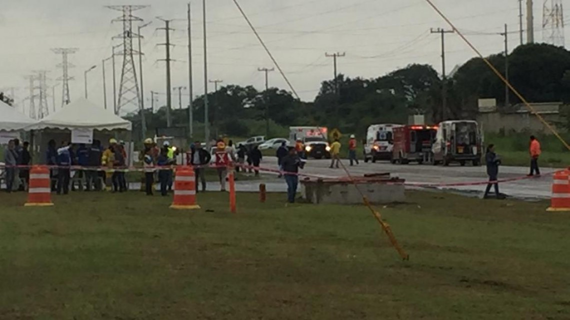 Realizan simulacro mayor de accidente en la zona industrial de Altamira