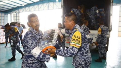 Llega primer tráiler con ayuda de tamaulipecos a Oaxaca