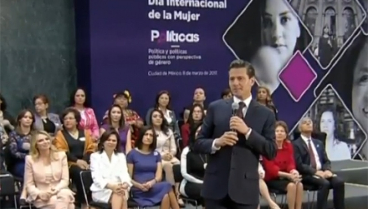 Llama EPN a combatir el machismo en México