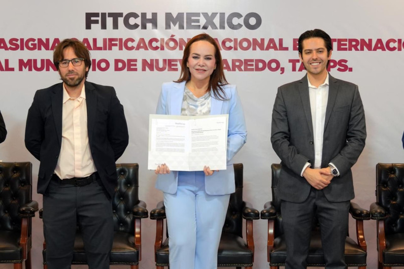 Continúa Carmen Lilia Canturosas consolidando a Nuevo Laredo como referente de finanzas sanas