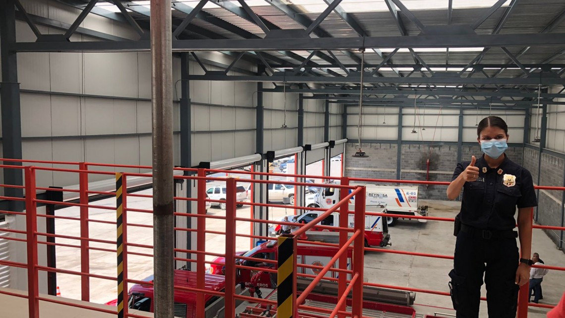 Inauguran nueva estación de bomberos