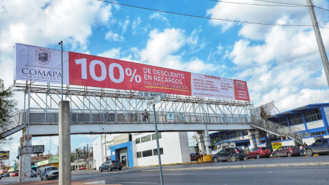 Ofrece COMAPA 100% de descuento en recargos por adeudo 