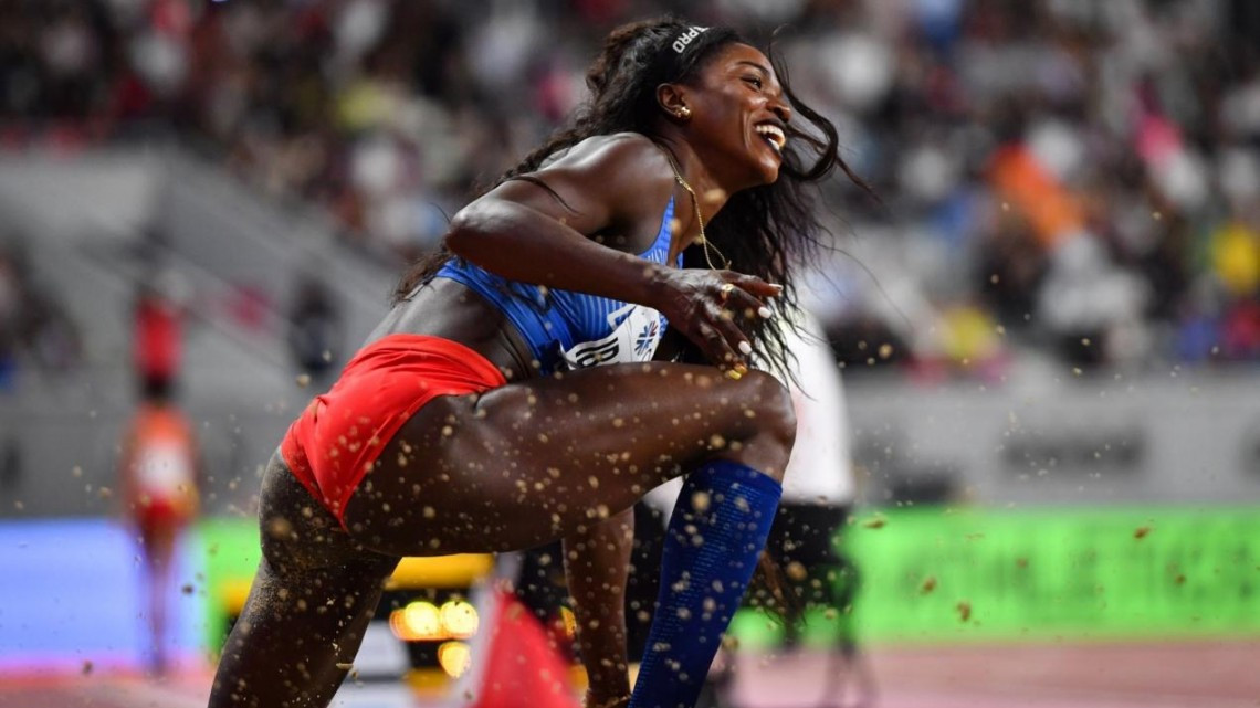 Caterine Ibargüen gana medalla de bronce en salto triple 
