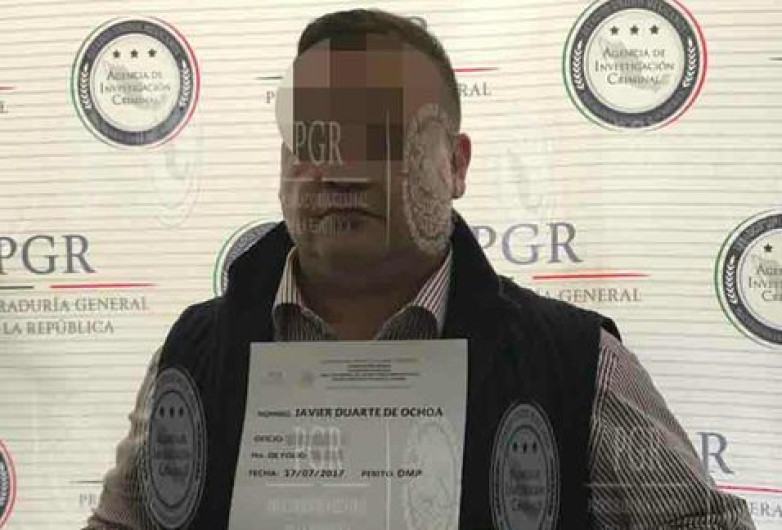 Vinculan a proceso a Javier Duarte