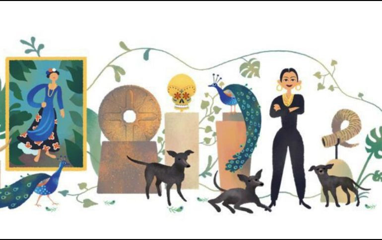 Google conmemora el 110 aniversario del nacimiento de Dolores Olmedo