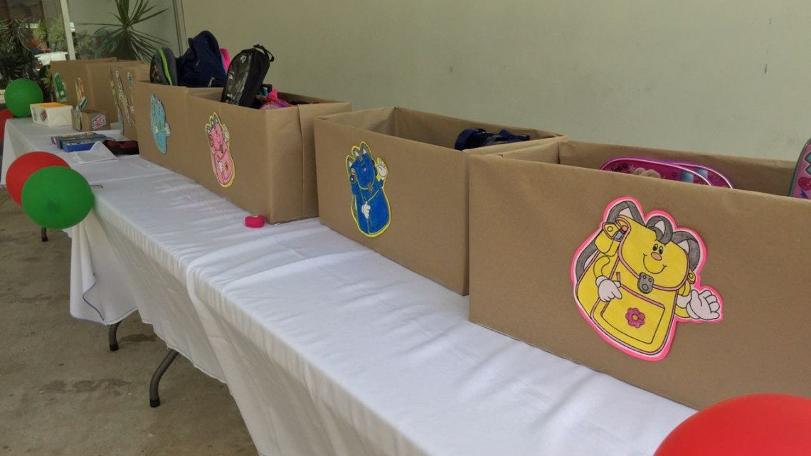 Inicia colecta de útiles escolares para niños de escasos recursos