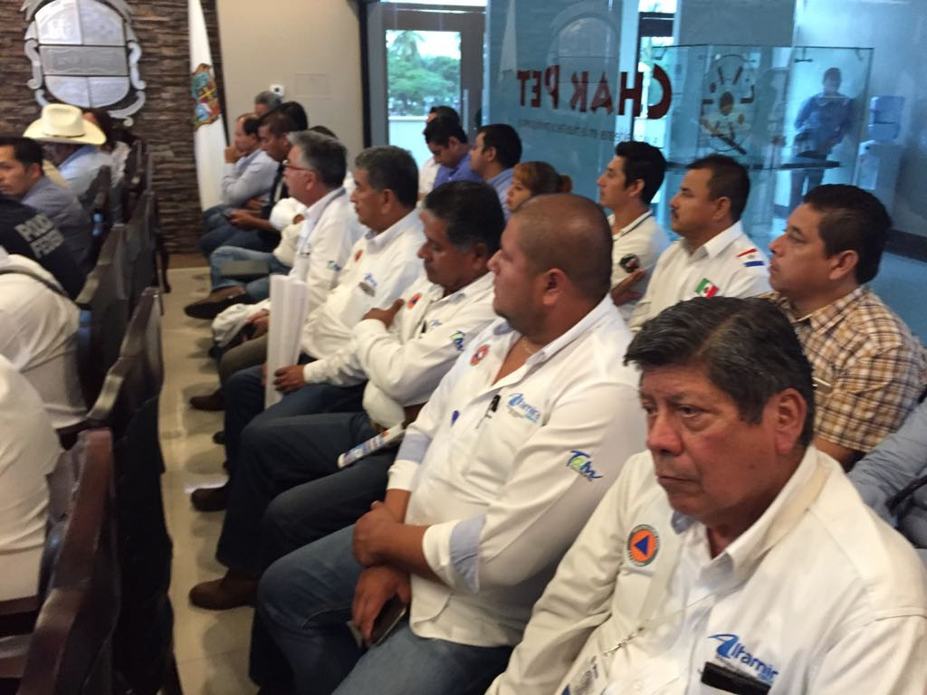 Consejo de Protección Civil en Altamira en sesión permanente por Franklin