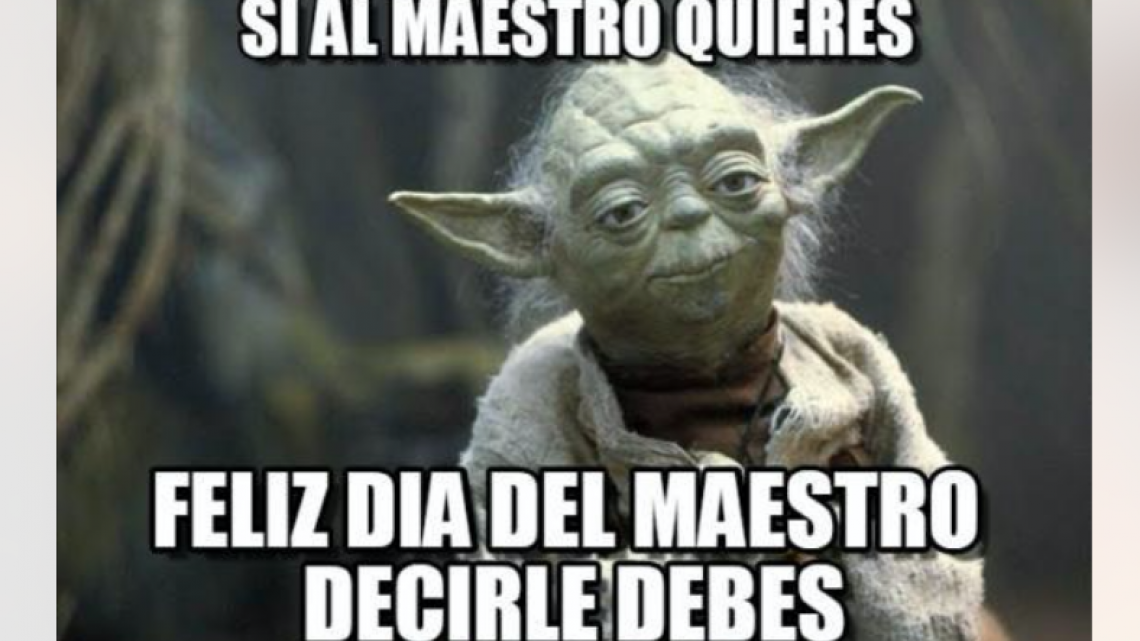 Los increíbles memes del día del Maestro