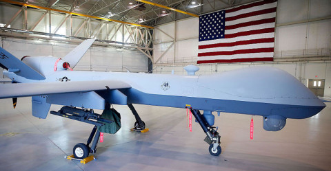 Avión caza de Rusia chocó contra dron de Estados Unidos sobre el Mar Negro