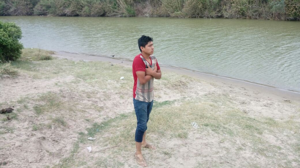 Captura migración a dos borrachos por cruzar el Río Bravo