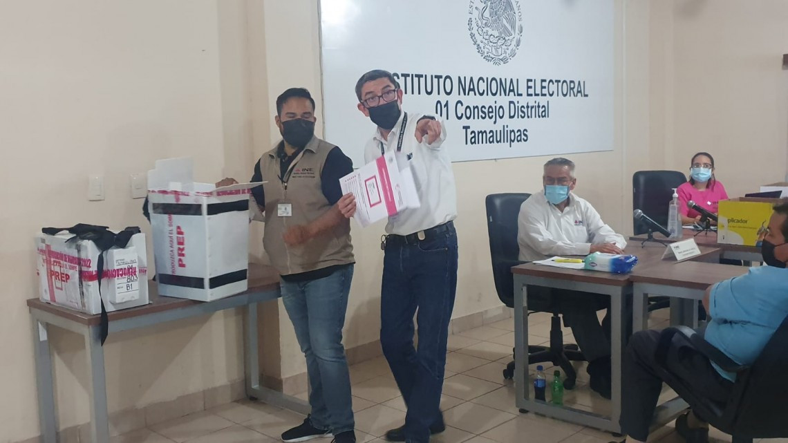 Sin complicaciones mayores y a la espera de los resultados, INE en Nuevo Laredo
