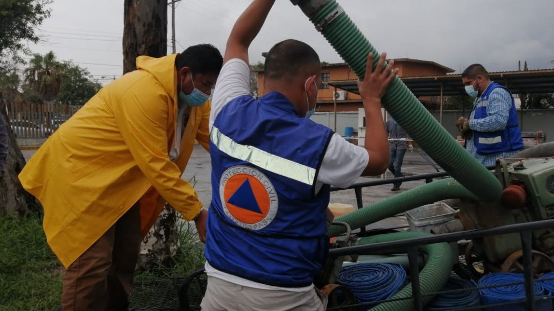 Continúan esfuerzos para apoyar a sectores afectados por lluvias en Tamaulipas
