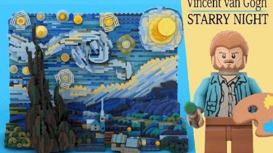 ¡A la Van Gogh! LEGO anuncia set de “La Noche Estrellada” 