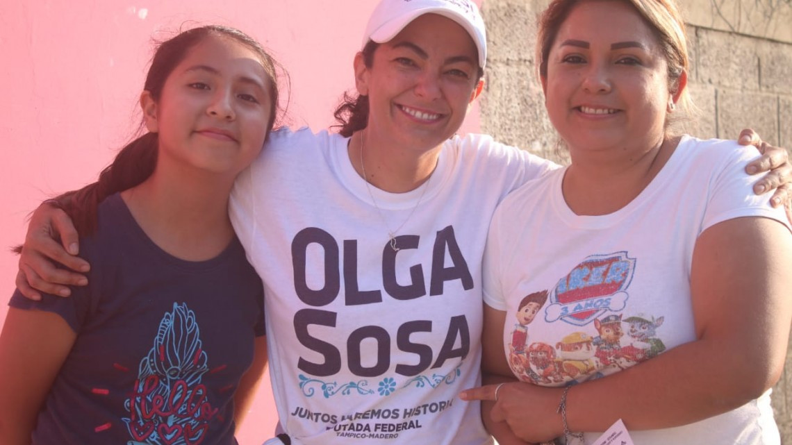 Olga junto con AMLO apoyará leyes para alcanzar una seguridad plena