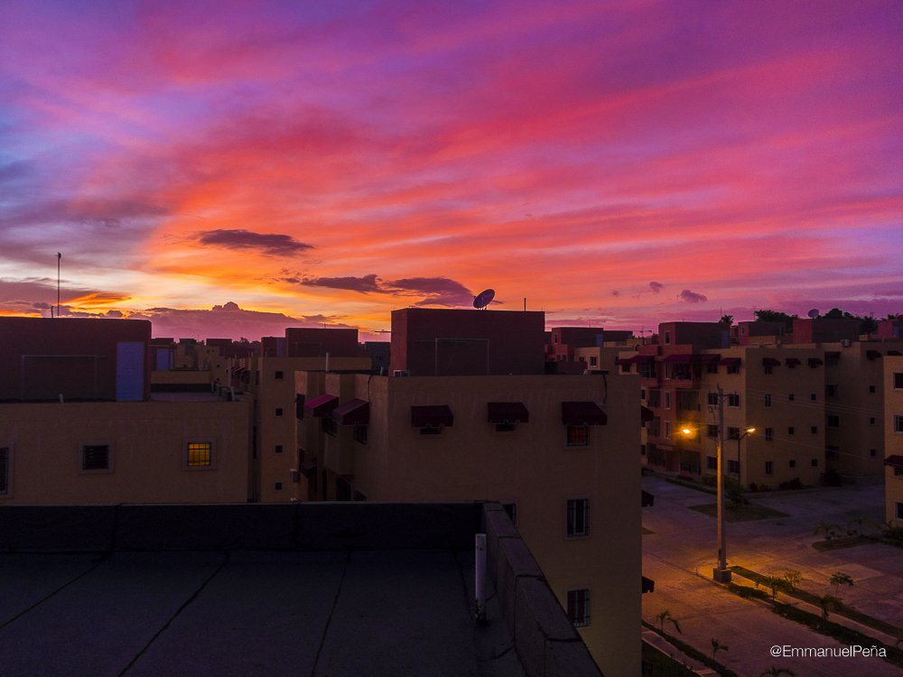 El atardecer antes de Irma