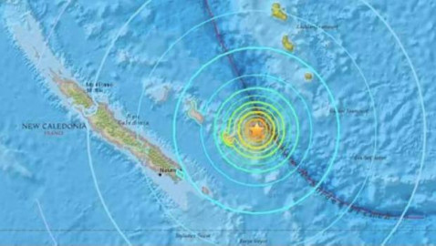 Alertan por tsunami tras sismo de 7.3 grados