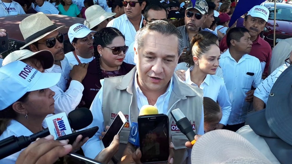 Adrián Oseguera inicia campaña en Miramapolis