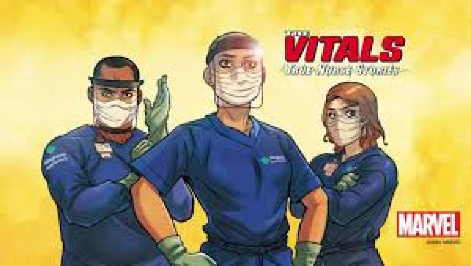 Marvel lanza cómic sobre el personal médico
