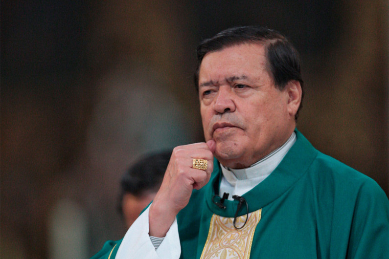 Norberto Rivera pide renovar la fe ante el incremento del miedo social