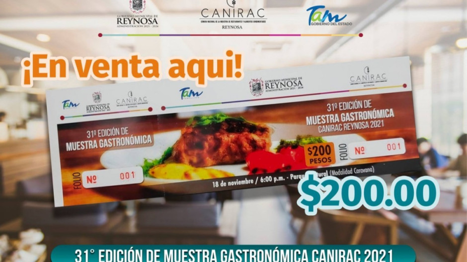 Muestra gastronómica 2021 se celebrará este próximo 18 de noviembre 
