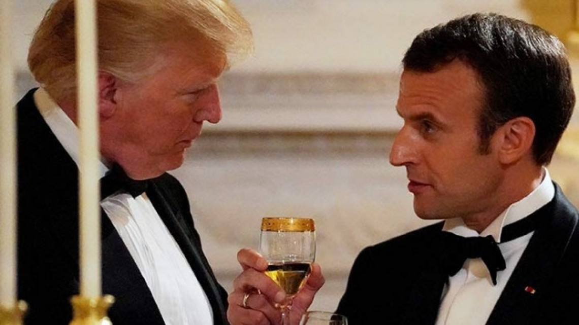 Así fue la cena de Trump en honor a visita de Macron