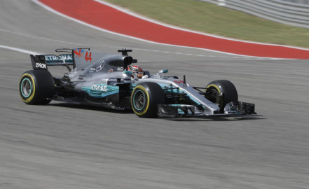 Hamilton logra tiempo récord en sus sesiones de practica 