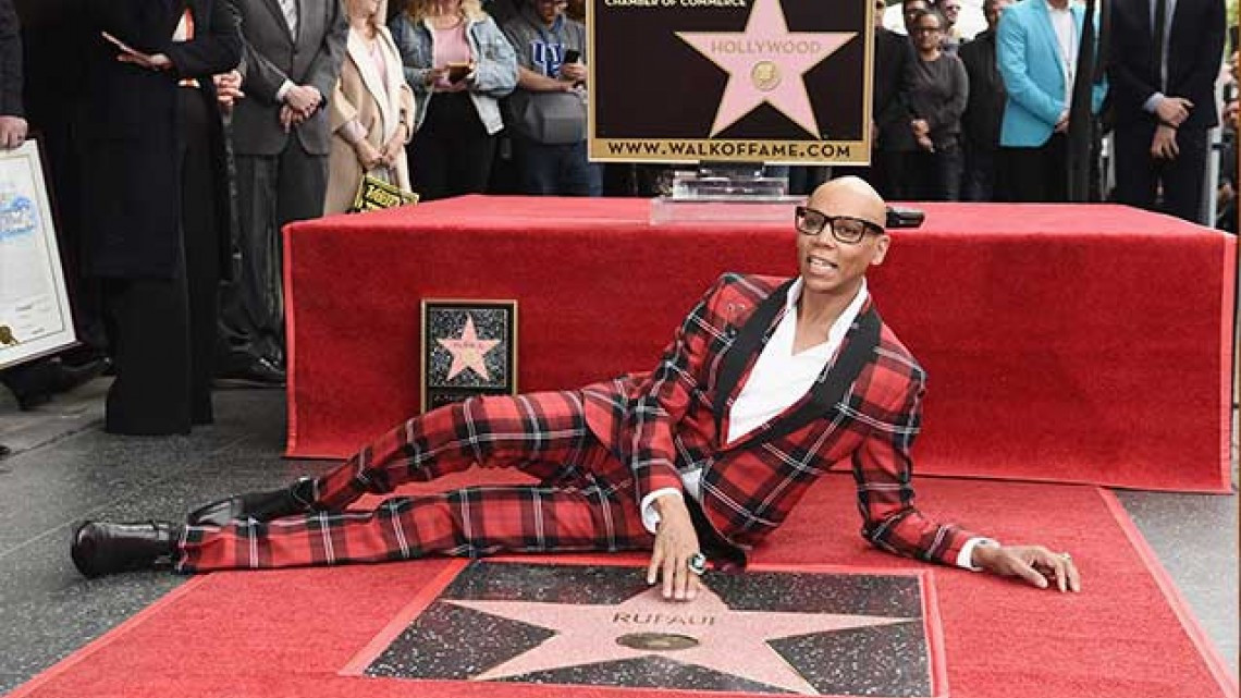 RuPaul ya tiene una estrella en el paseo de la fama