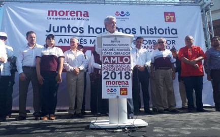 Rechaza AMLO debate con Meade y Anaya