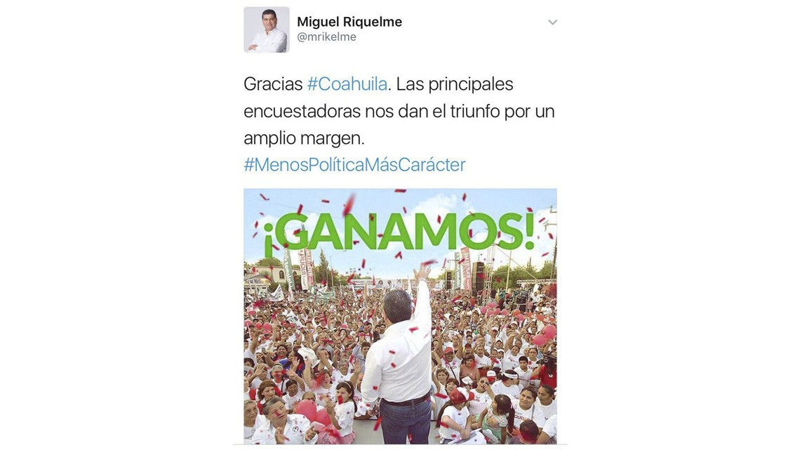 PAN y PRI se declaran ganadores en Coahuila