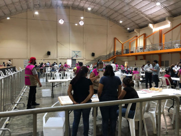 Distrito 02 del INE realiza recuento en 283 paquetes