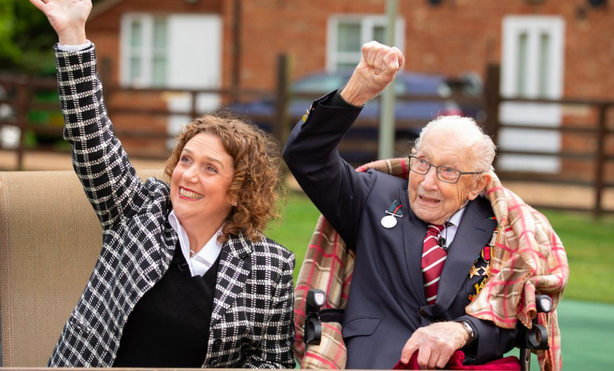 Tom Moore será nombrado “Caballero” de Reino Unido por luchar contra el COVID-19 