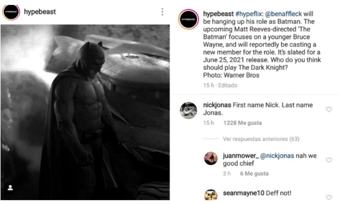 Nick Jonas se "apunta" para ser nuevo Batman