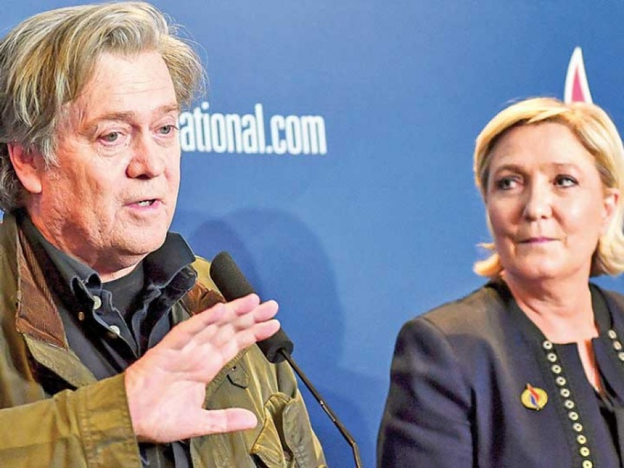 Bannon elogia a Marine Le Pen