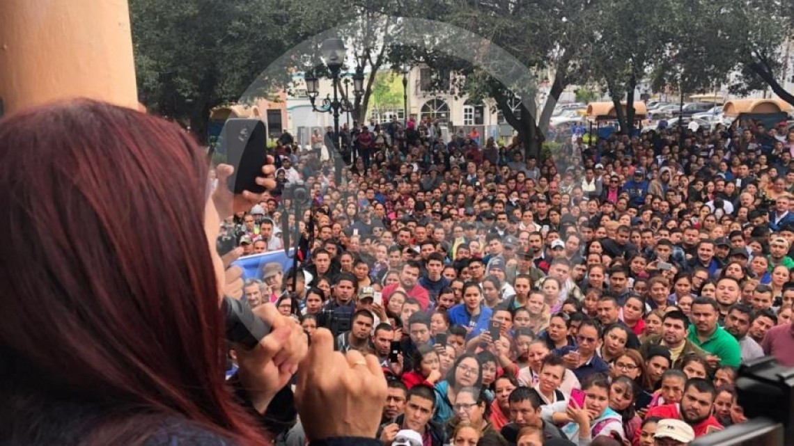 Se reúne Susana Prieto con obreros de Matamoros