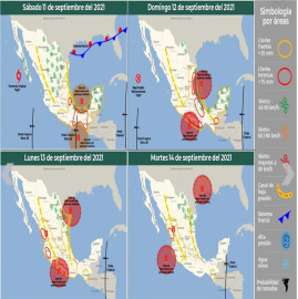 Anuncia PCyB lluvias para el fin de semana en Reynosa 