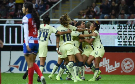 América vence 2-0 a Chivas Femenil en la ida de los cuartos de final 