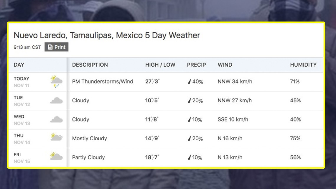 Este martes llega la primera tormenta invernal a Tamaulipas 
