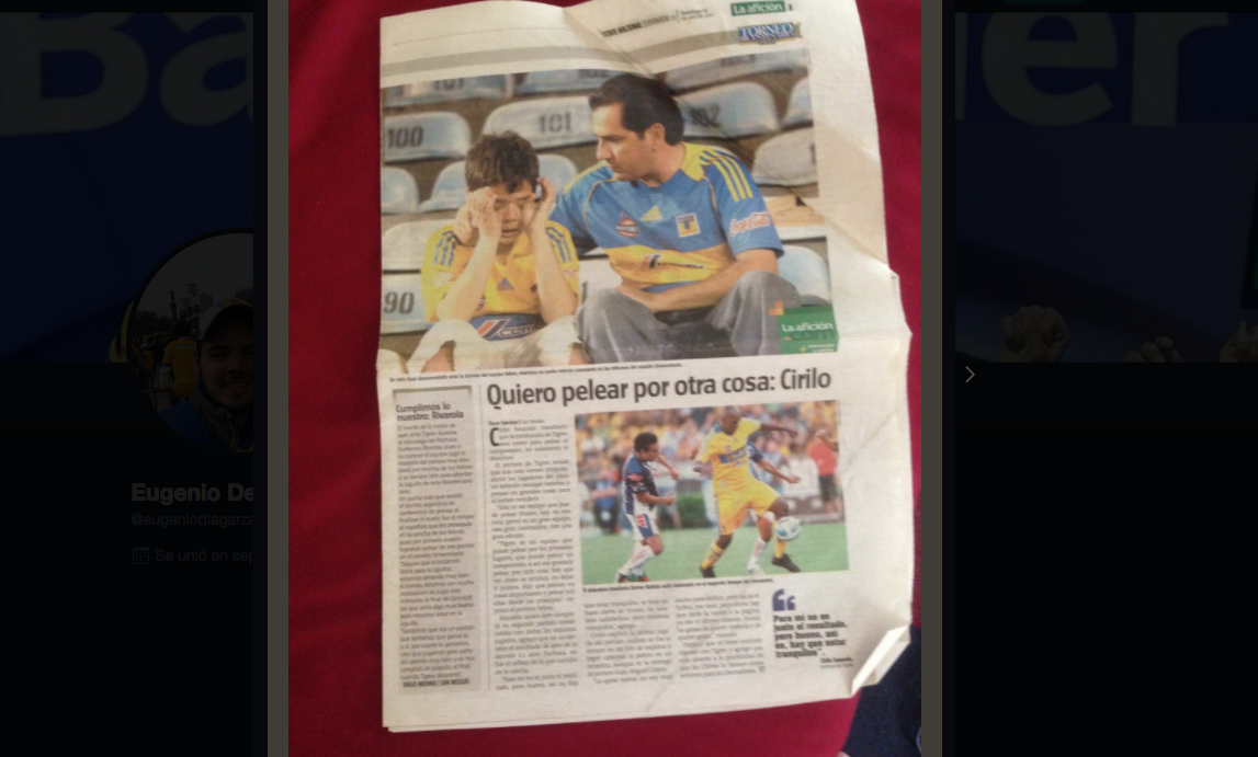 En 2010 lloraba por Tigres casi descendido, hoy festeja campeonato