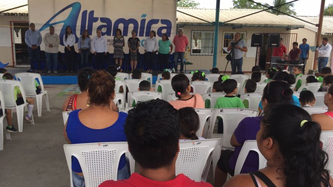 Continuó el programa de obra pública en el municipio de Altamira.