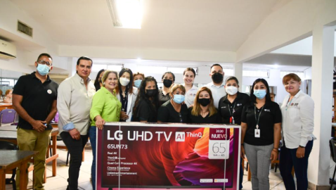 Agradece DIF Reynosa apoyo de empresa LG