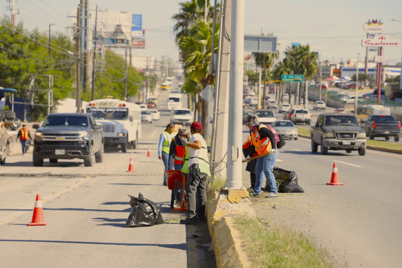 Despliega Alcalde Carlos Peña Ortiz cuadrillas municipales del Gobierno de Reynosa