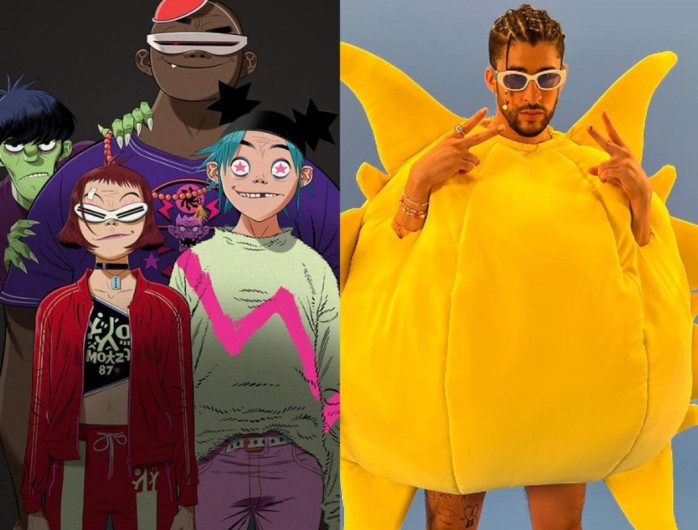 Gorillaz y Bad Bunny harán dueto cantando "Tormenta"