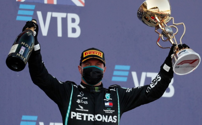 Valtteri Bottas se queda con el GP de Rusia; ‘Checo’ Pérez llega cuarto 